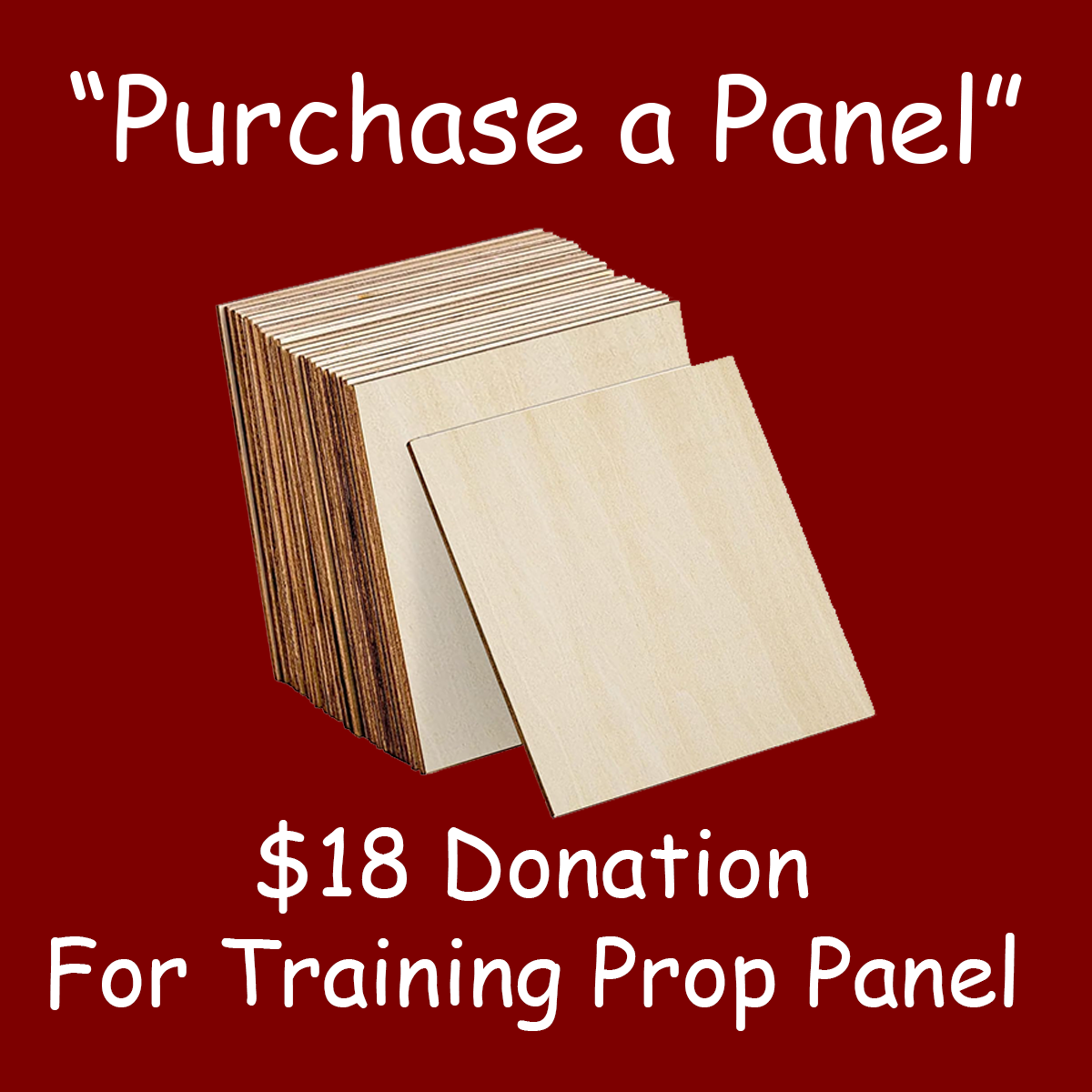 Training Roof Panel Donation